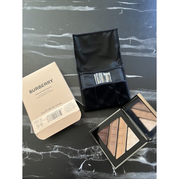 Burberry Complete Eye Palette 4 Color ~Mocha 02 Brown Neutrals .19 Oz~ Full Size